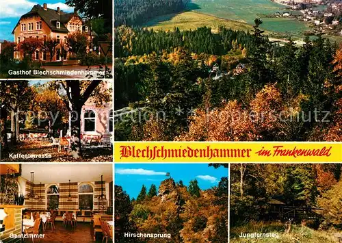 AK / Ansichtskarte Lichtenberg_Oberfranken Gasthof Pension Blechschmiedenhammer  Lichtenberg Oberfranken