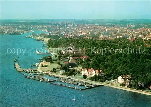 AK / Ansichtskarte Kiel Fliegeraufnahme Olympiahafen  Kiel