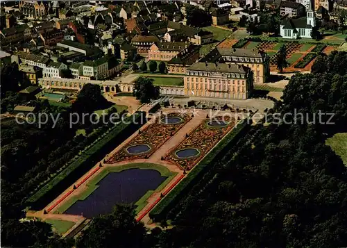 AK / Ansichtskarte Bruehl_Rheinland Schloss Augustusburg Fliegeraufnahme Bruehl_Rheinland