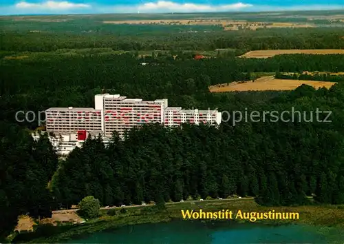 AK / Ansichtskarte Moelln_Lauenburg Fliegeraufnahme Wohnstift Augustinum Moelln_Lauenburg