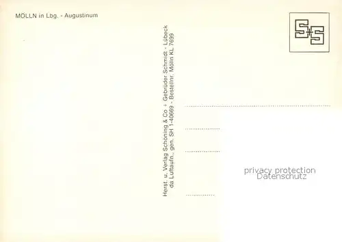 AK / Ansichtskarte Moelln_Lauenburg Fliegeraufnahme Wohnstift Augustinum Moelln_Lauenburg