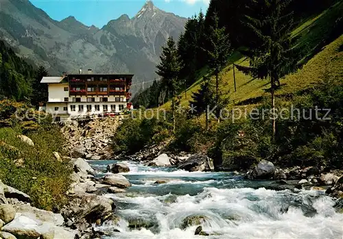 AK / Ansichtskarte Mayrhofen_Zillertal Alpengasthof Zillergrund Brandbergkolm Mayrhofen_Zillertal