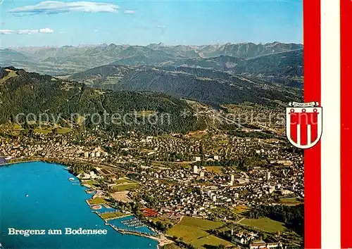 AK / Ansichtskarte Bregenz_Bodensee Fliegeraufnahme Kennelbach  Bregenz Bodensee