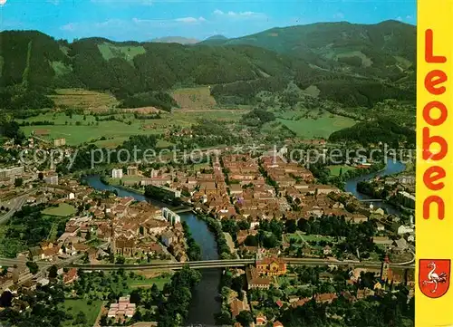 AK / Ansichtskarte Leoben Fliegeraufnahme  Leoben