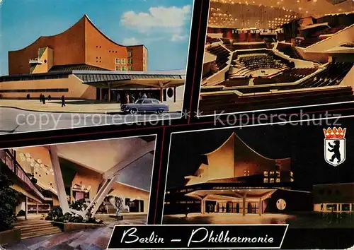 AK / Ansichtskarte Berlin Philharmonie Berlin
