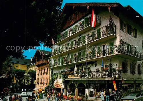 AK / Ansichtskarte St_Wolfgang_Wolfgangsee Hotel Zum schwarzen Roesl St_Wolfgang_Wolfgangsee