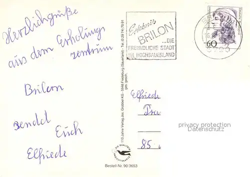 AK / Ansichtskarte Brilon Reichsbund Erholungszentrum Brilon