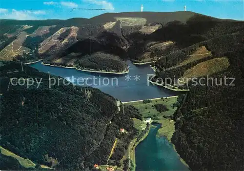 AK / Ansichtskarte Bad_Lauterberg Fliegeraufnahme Odertalsperre  Bad_Lauterberg