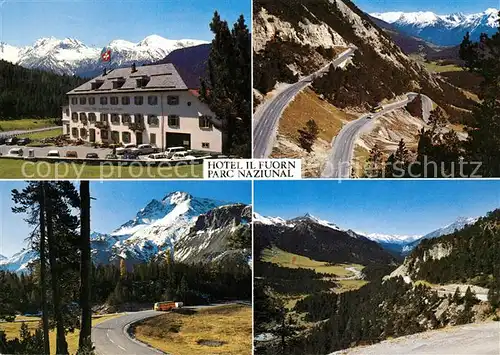 AK / Ansichtskarte Zernez_GR Hotel Il Fuorn Ofenpass Alp Buffalora Zernez_GR
