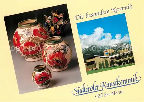AK / Ansichtskarte Toell Suedtiroler Kunstkeramik Toell