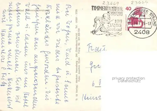 AK / Ansichtskarte Timmendorfer_Strand Fliegeraufnahme Timmendorfer_Strand