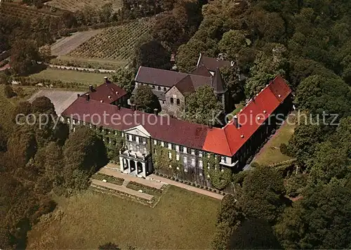 AK / Ansichtskarte Luenen Fliegeraufnahme Schloss Cappenberg Luenen