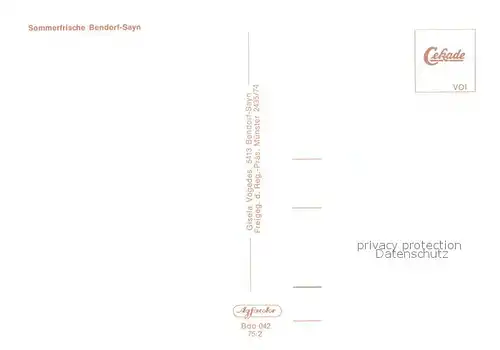 AK / Ansichtskarte Sayn_Bendorf Fliegeraufnahme Sayn Bendorf