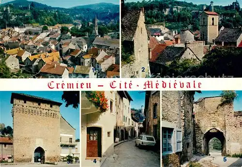 AK / Ansichtskarte Cremieu Vieilles maisons Eglise St Hyppolyte  Cremieu