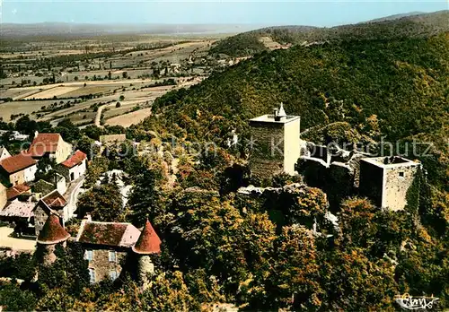 AK / Ansichtskarte Brancion Fliegeraufnahme Chateau Brancion