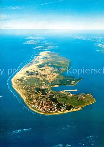 AK / Ansichtskarte Norderney_Nordseebad Fliegeraufnahme Insel Baltrum Langeoog  Norderney_Nordseebad