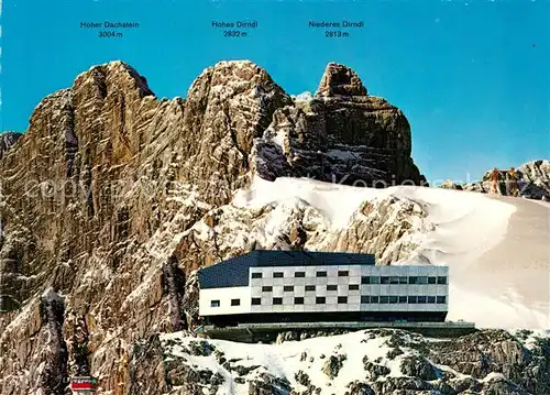 AK / Ansichtskarte Ramsau_Dachstein_Steiermark Dachstein Suedwandbahn Hunerkogel Hoher Dachstein Ramsau_Dachstein