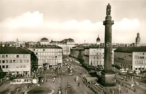 AK / Ansichtskarte Darmstadt Luisenplatz Ludwigsmonument Tor zu Odenwald und Bergstrasse Darmstadt