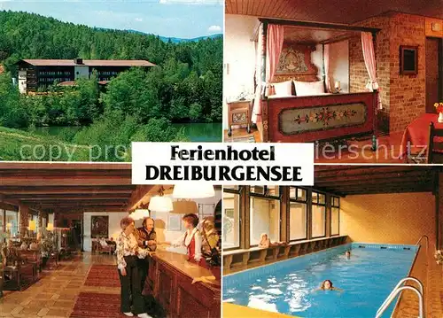 AK / Ansichtskarte Tittling Ferienhotel Dreiburgensee Hallenbad Tittling