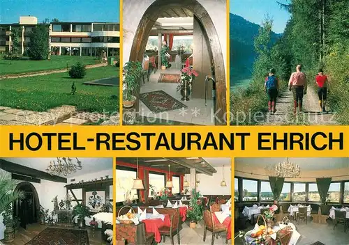 AK / Ansichtskarte Langenbrand_Schoemberg Hotel Restaurant Ehrich Wandern Schwarzwald Langenbrand Schoemberg
