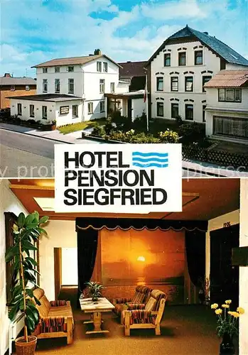 AK / Ansichtskarte Buesum_Nordseebad Hotel Pension Siegfried Buesum_Nordseebad