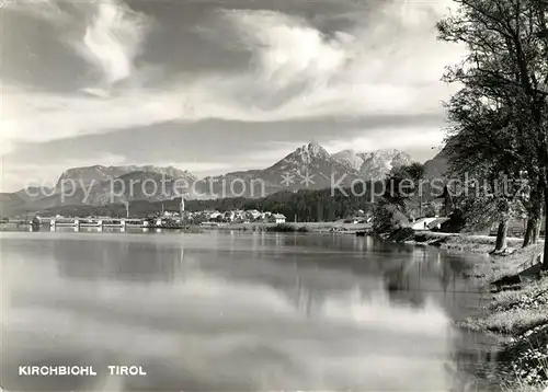 AK / Ansichtskarte Kirchbichl_Tirol Uferpartie am See Alpen Kirchbichl Tirol