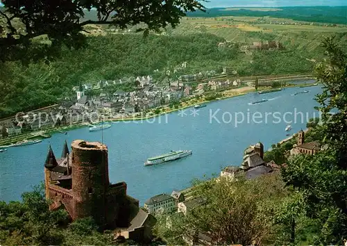 AK / Ansichtskarte St_Goar St Goarshausen Burg Katz Ruine Rheinfels St_Goar