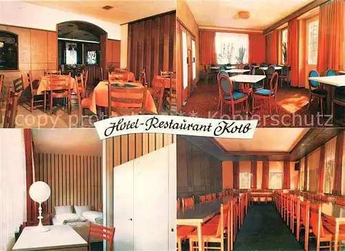 AK / Ansichtskarte Zeil_Main Hotel Restaurant Kolb Zeil_Main