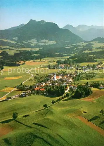 AK / Ansichtskarte Toerwang mit Weikersing und Inntaler Alpen Fliegeraufnahme Toerwang