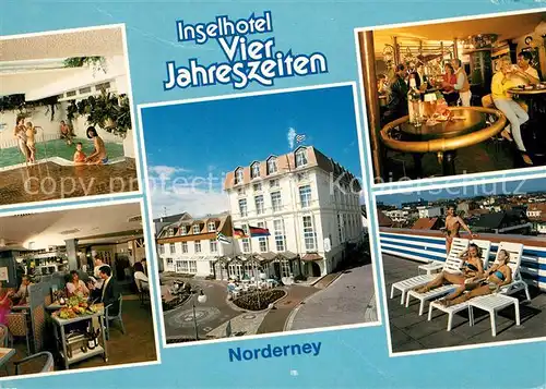 AK / Ansichtskarte Norderney_Nordseebad Inselhotel Vier Jahreszeiten Norderney_Nordseebad