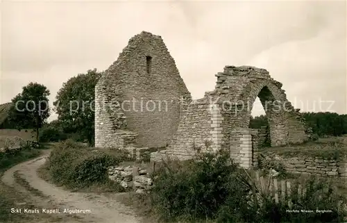 AK / Ansichtskarte Schweden Sankt Knuts Kapell Algutsrum Schweden