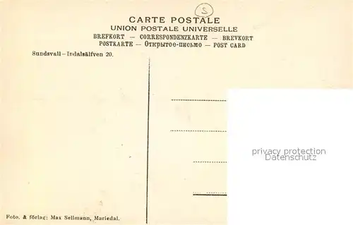 AK / Ansichtskarte Sundsvall Oxsjoean Sundsvall
