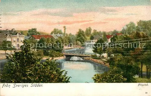 AK / Ansichtskarte Sveriges Panorama Bruecke Sveriges