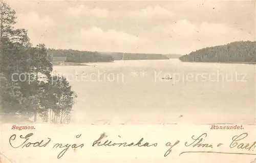 AK / Ansichtskarte Grums Segmon Ransundet Grums