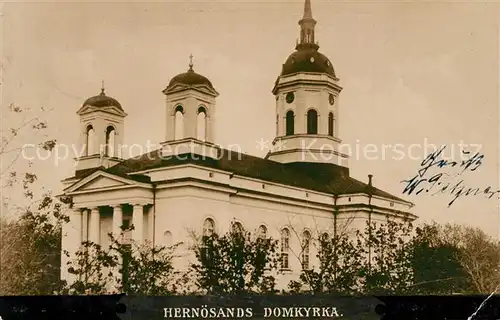 AK / Ansichtskarte Hernoesand Domkyrka 