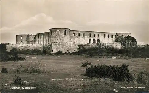 AK / Ansichtskarte Borgholm Slottsruinen Borgholm