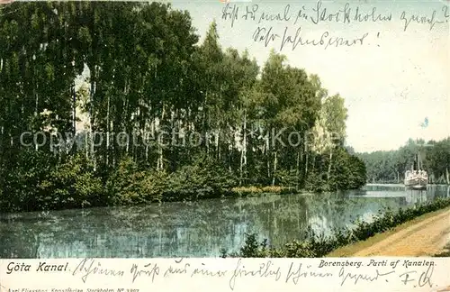 AK / Ansichtskarte Borensberg Goeta Kanal  Borensberg