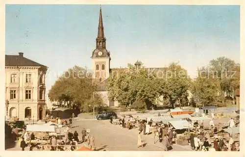 AK / Ansichtskarte Stockholm Soedertaelje Stora Torget Kyrkan Stockholm