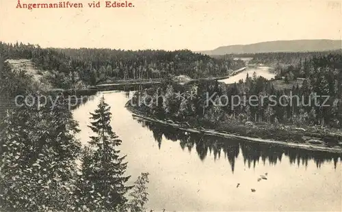 AK / Ansichtskarte Schweden aengermanaelfven vid Edsele Schweden