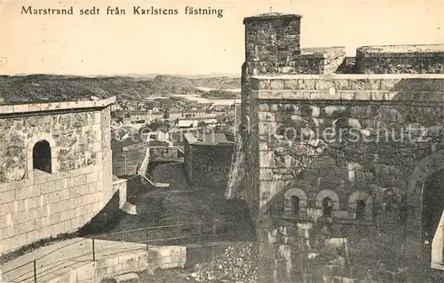 AK / Ansichtskarte Marstrand Karlstens faestning Marstrand