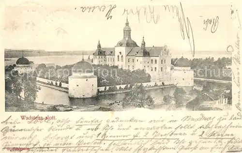 AK / Ansichtskarte Vadstena Schloss Vadstena