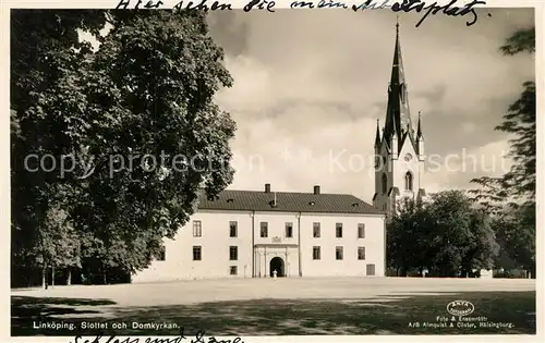 AK / Ansichtskarte Lidkoeping Schloss Domkyrkan Lidkoeping