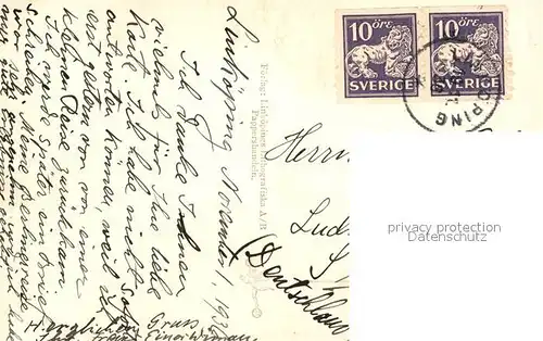 AK / Ansichtskarte Lidkoeping Schloss Domkyrkan Lidkoeping