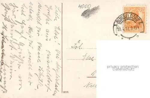 AK / Ansichtskarte Duesseldorf Stadtgraben Tritonengruppe Duesseldorf