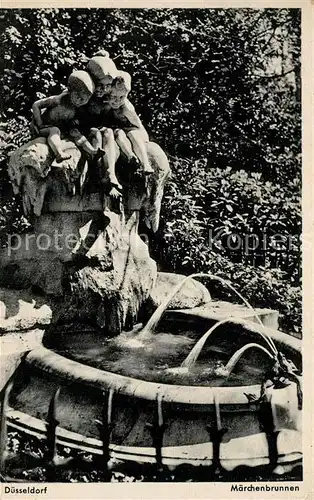 AK / Ansichtskarte Duesseldorf Maerchenbrunnen Duesseldorf