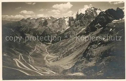 AK / Ansichtskarte Gruppo_dell_Ortler Veduta dal Passo Stelvio Gruppo_dell_Ortler