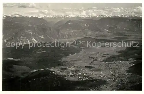 AK / Ansichtskarte Mendelpass Blick vom Penegal gegen Kaltern und See Mendelpass