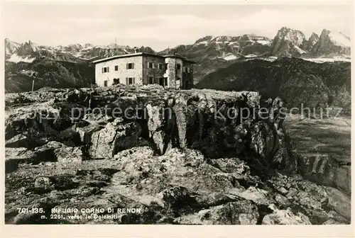 AK / Ansichtskarte Renon_Ritten Rifugio Corno di Renon verso le Dolomiti Renon Ritten