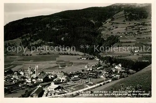 AK / Ansichtskarte Sterzing_Suedtirol an der Brennerbahn mit Rosskopf Sterzing Suedtirol