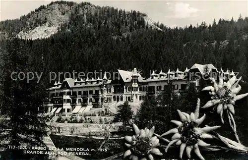 AK / Ansichtskarte La_Mendola_Bolzano Grande Albergo Penegal La_Mendola_Bolzano